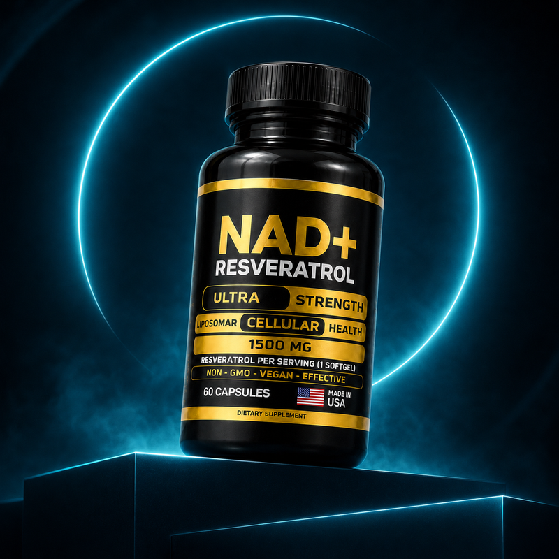 Frasco NAD+ Resveratrol de Polaris